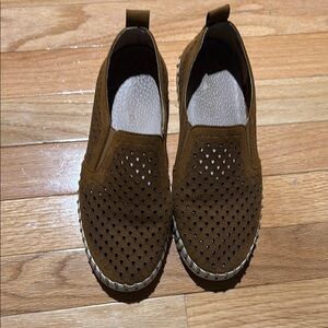 Ilse Jacobsen Brown Tulip Slip-On Shoes